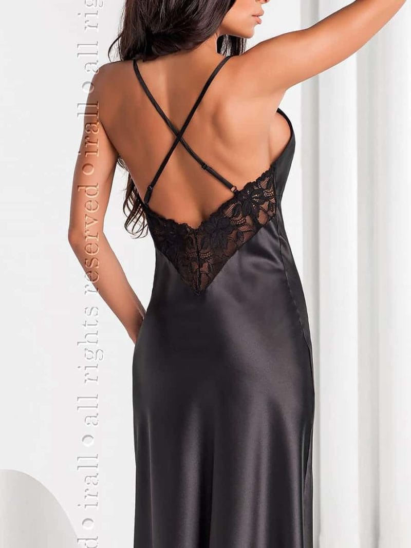 Irall Satin Collection 'yoko' Nightdress (black)