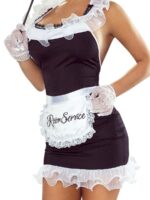 Provocative Seduction Pr1310 Sexy Maid 8-pc Costume (black/white)