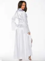 Shirley Of Hollywood 20559 Bedroom Wear Robe (white)