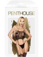 Penthouse Lingerie Sex Dealer Garter Bodystocking (black)