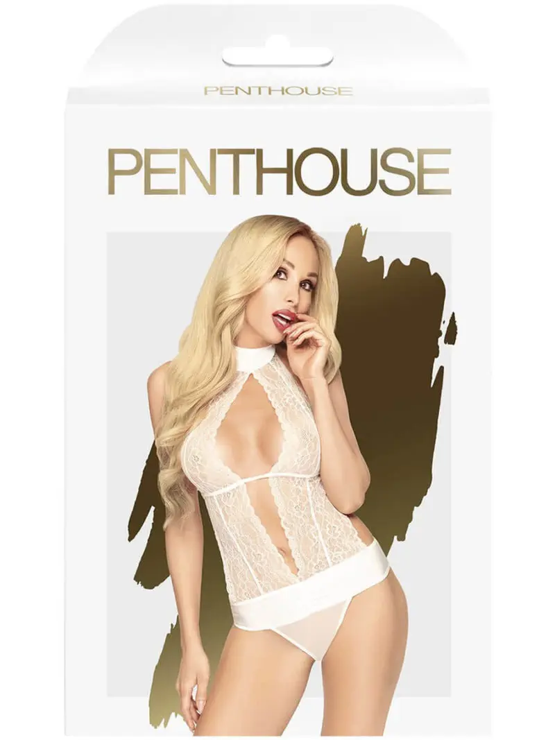 Penthouse Lingerie Perfect Lover String Teddy (white)