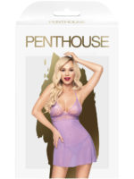 Penthouse Lingerie Bedtime Story Negligee And G-string Set (violet/purple)