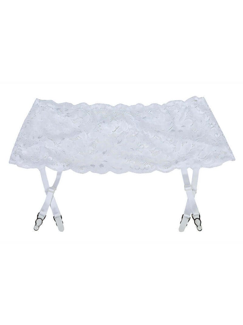 Shirley Of Hollywood 20146 Bedroom Wear Suspender Belt (white) Shirley Of Hollywood 20146 Bedroom Wear Suspender Belt (white)