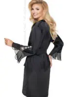 Irall Satin Collection 'cleopatra' Robe (black)