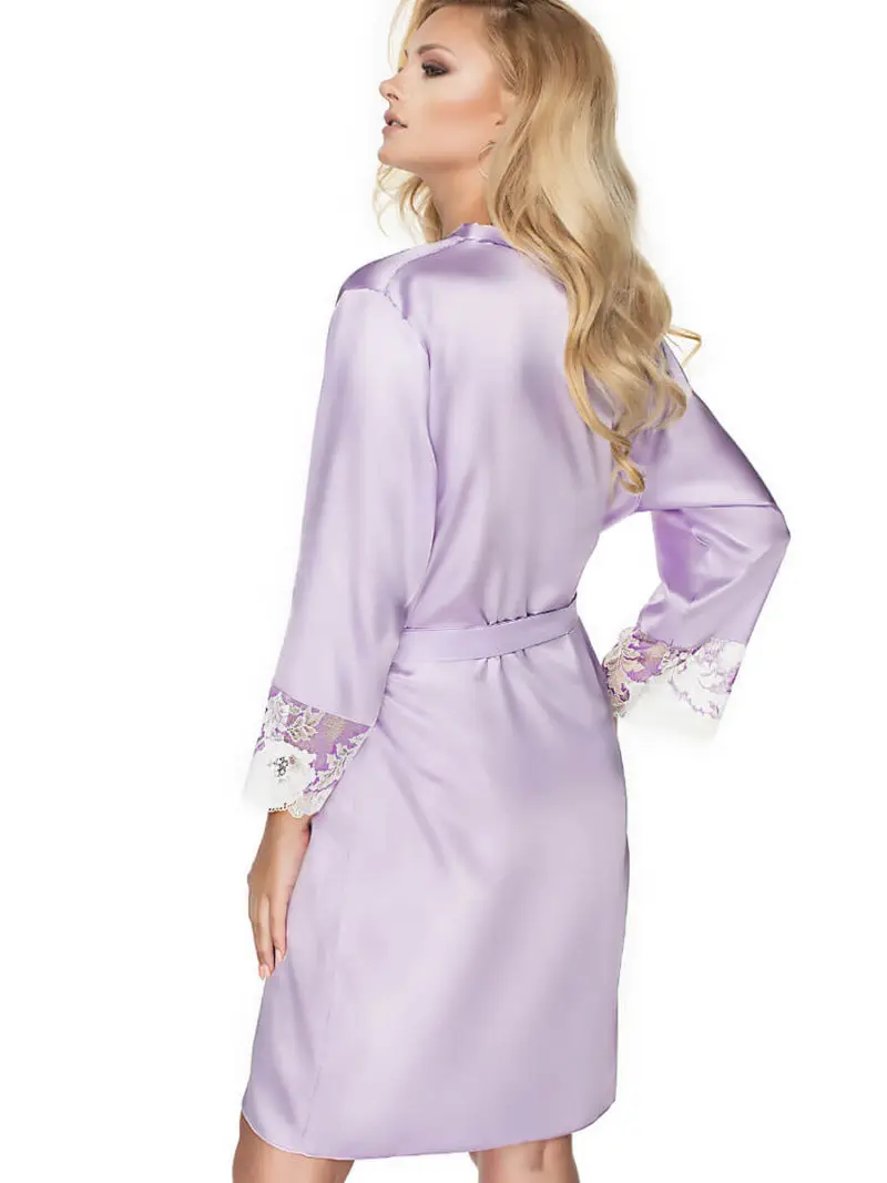 Irall Satin Collection ‘andromeda’ Robe (lavender)