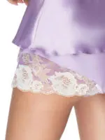 Irall Satin Collection ‘andromeda’ Shorts And Cami  Set (lavender)