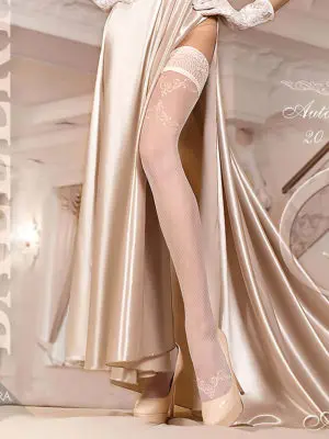 Ballerina Art.249 Hold Up Stockings (avorio/ivory)