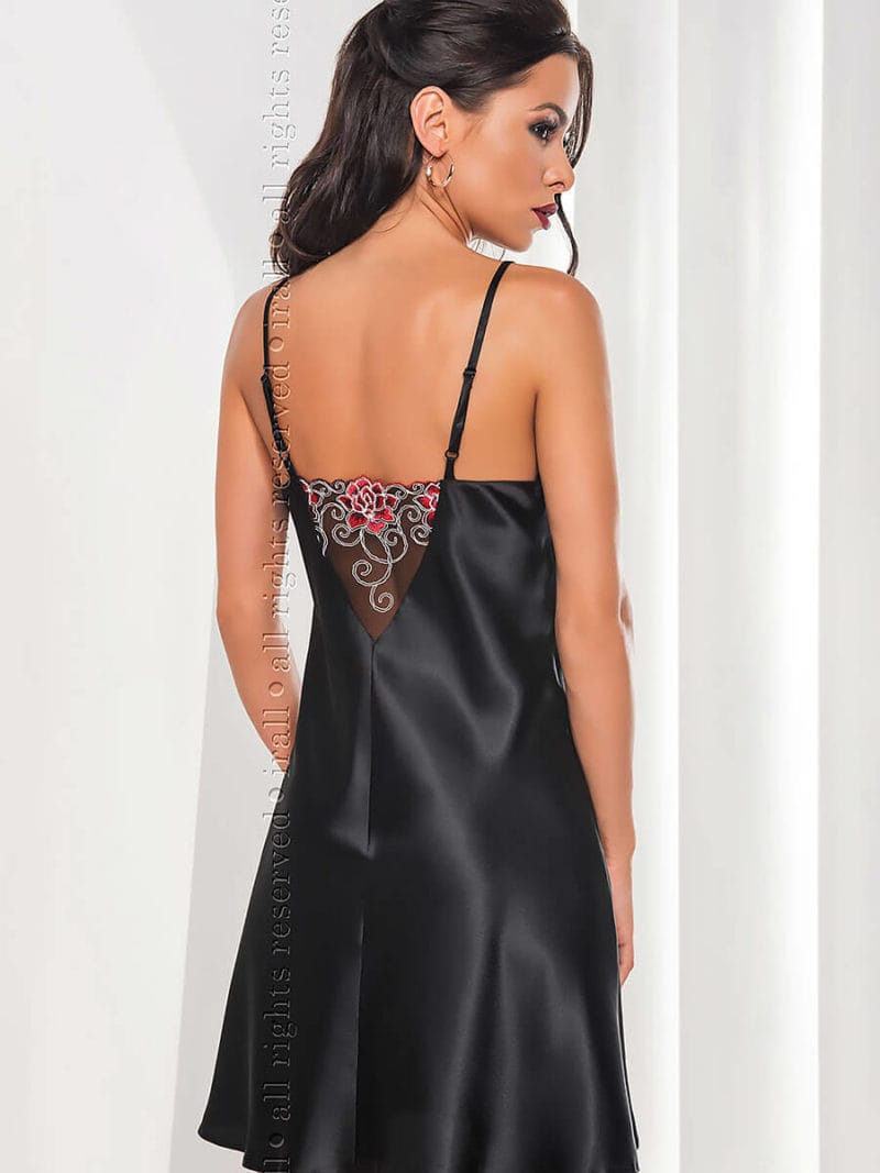 Irall Satin Collection 'dakota' Nightdress (black)