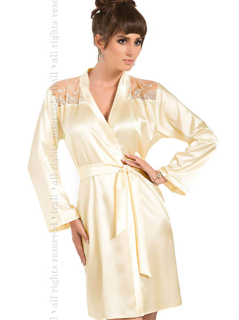 Irall Satin Collection 'daphne' Robe (cream)