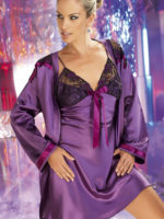 Irall Satin Collection ‘tiffany’ Nightdress (purple/plum)