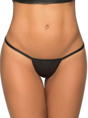Mapalé Mix And Match Stage Wear Wetlook Thong (black)