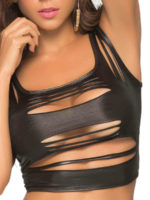 Mapalé Mix And Match Stage Wear Wetlook Slashed Top