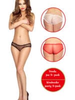 Provocative Seduction Pr4828 Invitation Au Plaisir Shorty (3 Pack) (red/black/white)