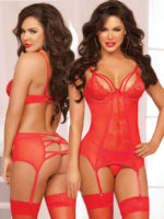 Seven 'til Midnight Double Dare Merrywidow Set (red)
