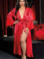 Shirley Of Hollywood X20559 Plus Size Robe (red)