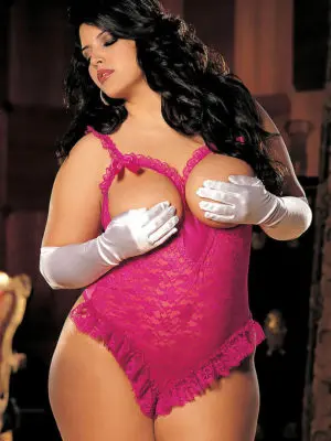 Shirley Of Hollywood X2497 Plus Size Body (hot Pink)