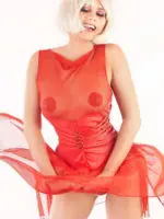 Me Seduce 'xymena' Erotic Fantasy Lingerie Clubwear Dress(red)