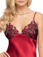 Irall Satin Collection ‘elodie’ Nightdress (burgundy Red)